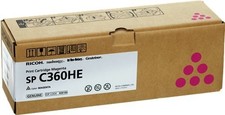 ORIGINAL Ricoh toner magenta 408186 SP C360HEM ~5000 Seiten