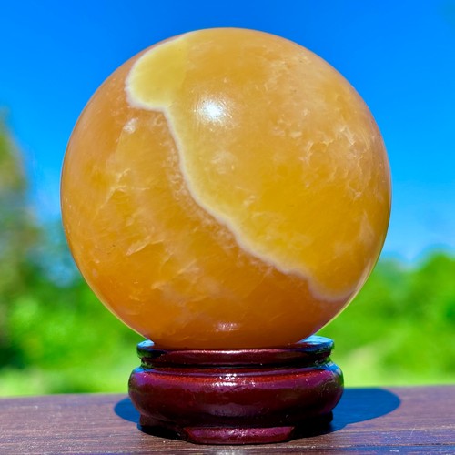Sfera cristallo quarzo calcite