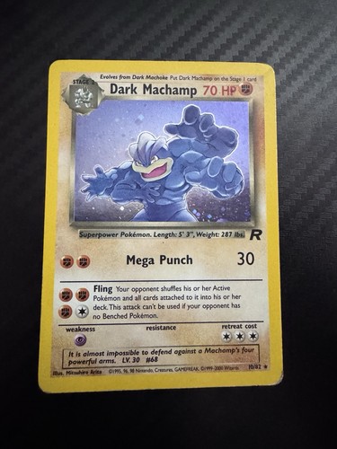 Dark machamp holo pokémon - dark,