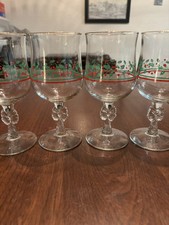 Set 4 bicchieri da vino Libby