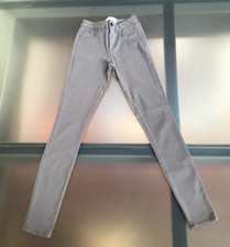 PIECES JEANS PANTALONE LEGGING GRIGIO ELASTICIZZATO Donna /Ragazza Size M/L