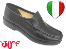 SCARPE UOMO mocassino classiche eleganti  pelle MADE IN ITALY 39 a 46     VV