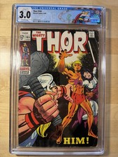 The Mighty Thor #165 CGC 3.0 1° App Lui (Warlock)
