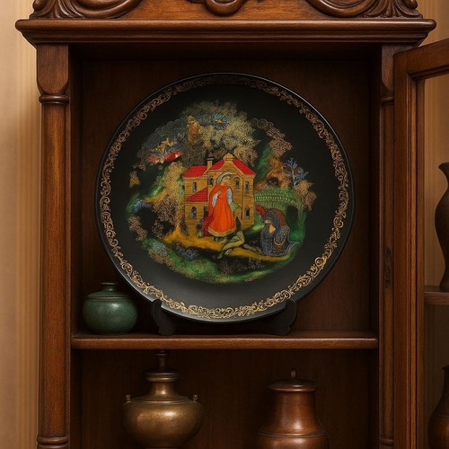 Piatto fiaba russa palekh 1988 - russa,