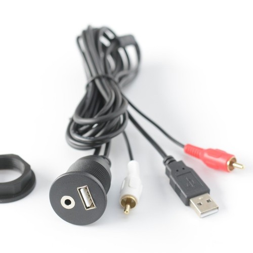 Pannello prolunga usb aux - di,