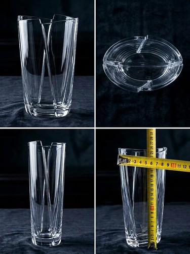 Vaso cristallo trasparente - in,