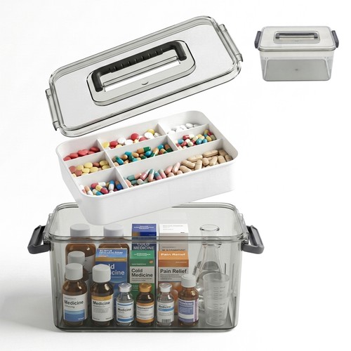 Scatola medicinali cassetta - medicinali,,