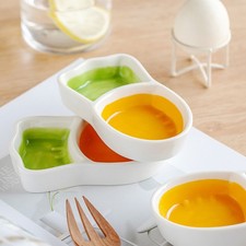  2 Pcs Piatti Per Antipasti Piatto Salsa Di Immersione in Ceramica