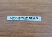 Targhetta originale OLIVETTI
