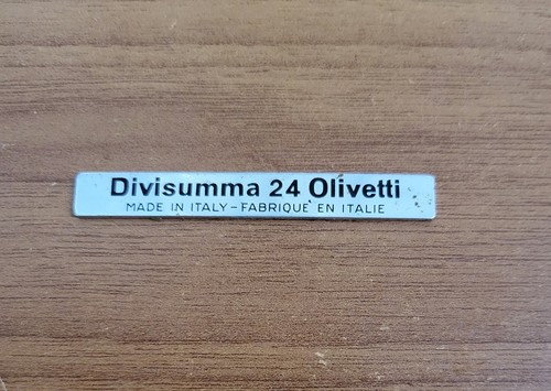 Targhetta originale olivetti - targhetta,