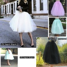 Gonna Midi in Tulle Donna