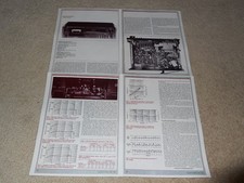 SAE Two C4 Cassette Review, 4 pg, 1981, Test Completo, SAE DI FASCIA ALTA! Specifiche