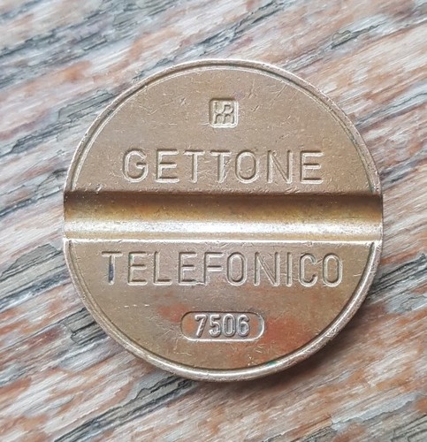 Gettone telefonico 7506 anno - gettone,