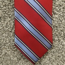 IZOD Tie Mens Red Blue Martini