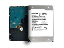Toshiba MG08ACP16TE 16 TB 512 MB 7200 RPM SATA 6,0 Gb/s 3,5" HDD interno aziendale