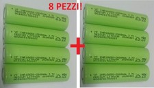 8 Batterie  Ricaricabili a Litio    Alta Capacità  3,7 Volt  2000  mAh