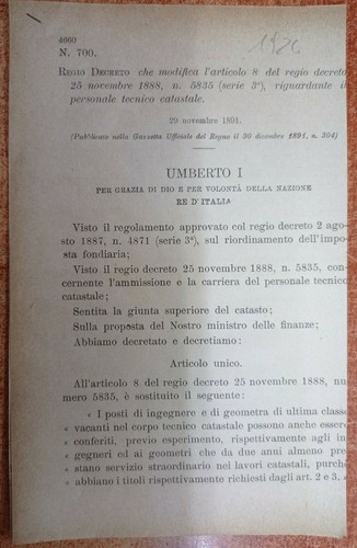 Regio decreto modifica - regio,