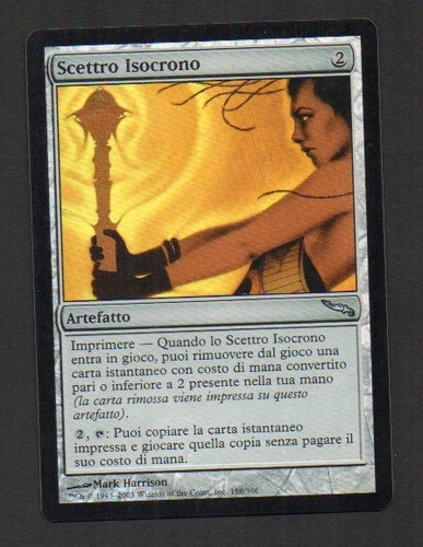 Mtg foil scettro isocrono - mtg,
