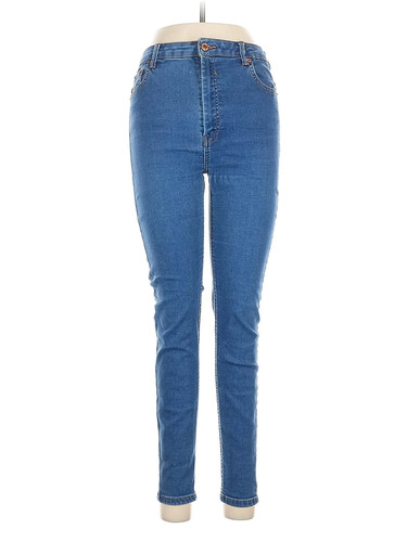 Bershka women blue jeans - bershka,