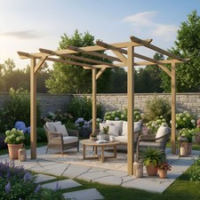 Pergola Libera 3x3 Metri Palo