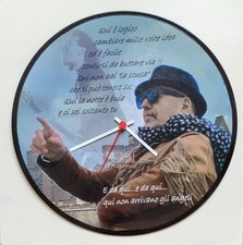 Vinile 33 Giri A Orologio Omaggio A Vasco Rossi