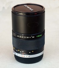 Olympus Auto-T 135 mm 1:2.8 E. Zuiko OM System