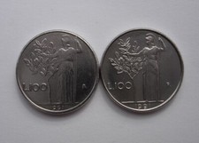 VARIANTE !!! 100 LIRE 1991 FDC