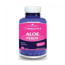 ALOE 120cps HERBAGETICA DIMAGRANTE DETOX KITRISPARMIO,PULIZIA INTESTINO,NATURALE