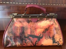 Borsa pelle Doctor's Bag Mauro Di Cecco Parma Made in Italy leather