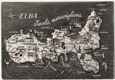ELBA - LIVORNO - CARTOLINA