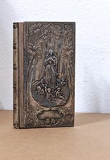 ANTICO LIBRO  DEVOZIONALE  -PATER NOSTER- RILEGATURA DI PREGIO IN ARGENTO - 1920