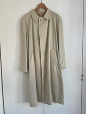 Impermeabile monopetto Aquascutum vintage da uomo taglia M/L beige chiaro usato