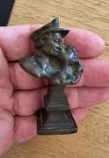 Statuina Mezzo Busto in Bronzo Rifinita a Mano del I 900