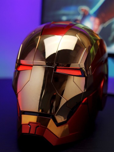 Autoking iron man mk5 helmet - man,