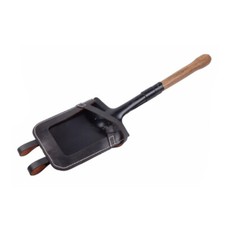 SET PALA PIATTA TEDESCA SECONDA GUERRA MONDIALE E SUPPORTO IN PELLE