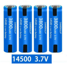 4 Batterie 14500 3.7V Tipo AA