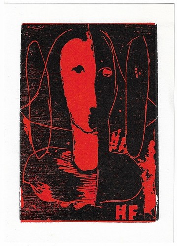 Karel safar exlibris für hf - karel,