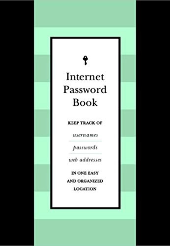 Internet password book - password, book: