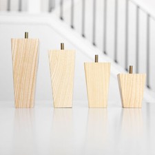 Gambe quadrate per mobili, set