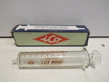 vecchia SIRINGA IN VETRO ICO