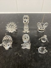 Set 7 Animali in Cristallo Swarovski Confezione Varie Misure