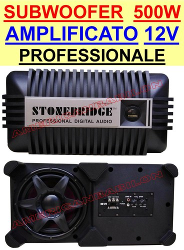 Sub woofer amplificato 500 - sub,