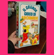 IL PAROLIERE Vintage IL GRANDE GIOCO DI ARCHIMEDE DISNEY 1976 COMPLETO NUOVO