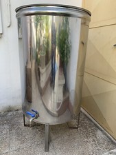 Serbatoio con rubinetto, Contenitore Inox Vino/Olio 300litri Come In Foto.