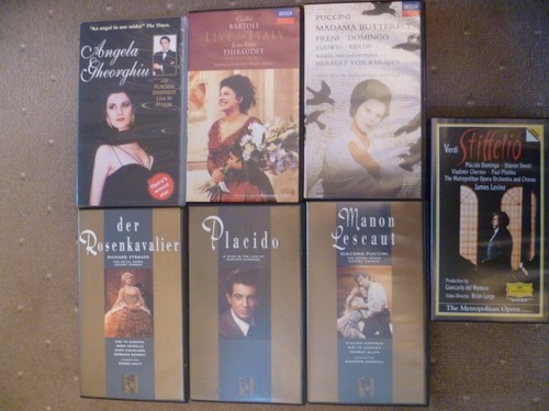 Opera vhs bundle placido - bundle,