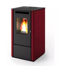 STUFA A PELLET PUNTO FUOCO "THELMA" BORDEAUX 8 KW