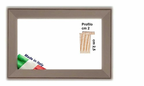 Cornice legno grigia - in,