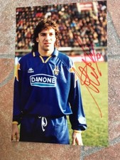 DEL PIERO FOTO ORIGINALE AUTOGRAFATA 1995 PARMA -JUVE