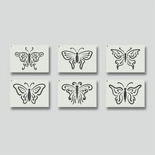 Stencil a farfalla per