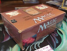 Mtg: UNLIMITED EDITION Empty BOOSTER BOX Vintage MAGIC The Gathering OLD SCHOOL